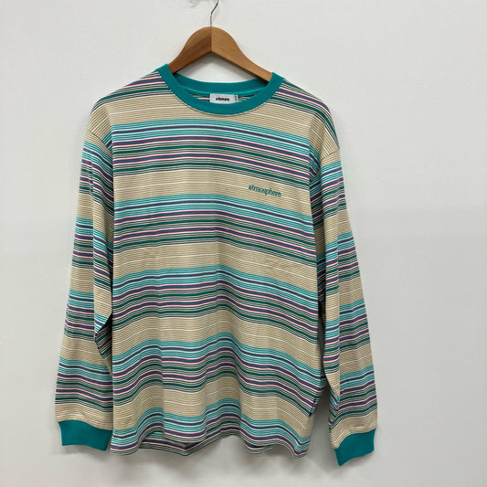 atmos | アトモス Multi-color Border LS T-shirt 長袖Ｔシャツ MAASP-LS018 マルチカラー サイズ：L【イオン広店】