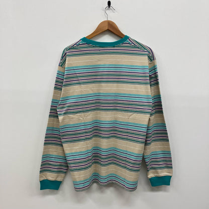 atmos | アトモス Multi-color Border LS T-shirt 長袖Ｔシャツ MAASP-LS018 マルチカラー サイズ：L【イオン広店】