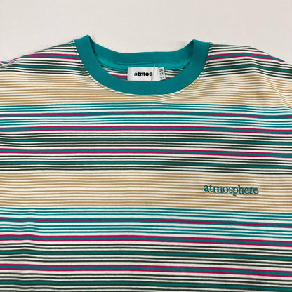 atmos | アトモス Multi-color Border LS T-shirt 長袖Ｔシャツ MAASP-LS018 マルチカラー サイズ：L【イオン広店】