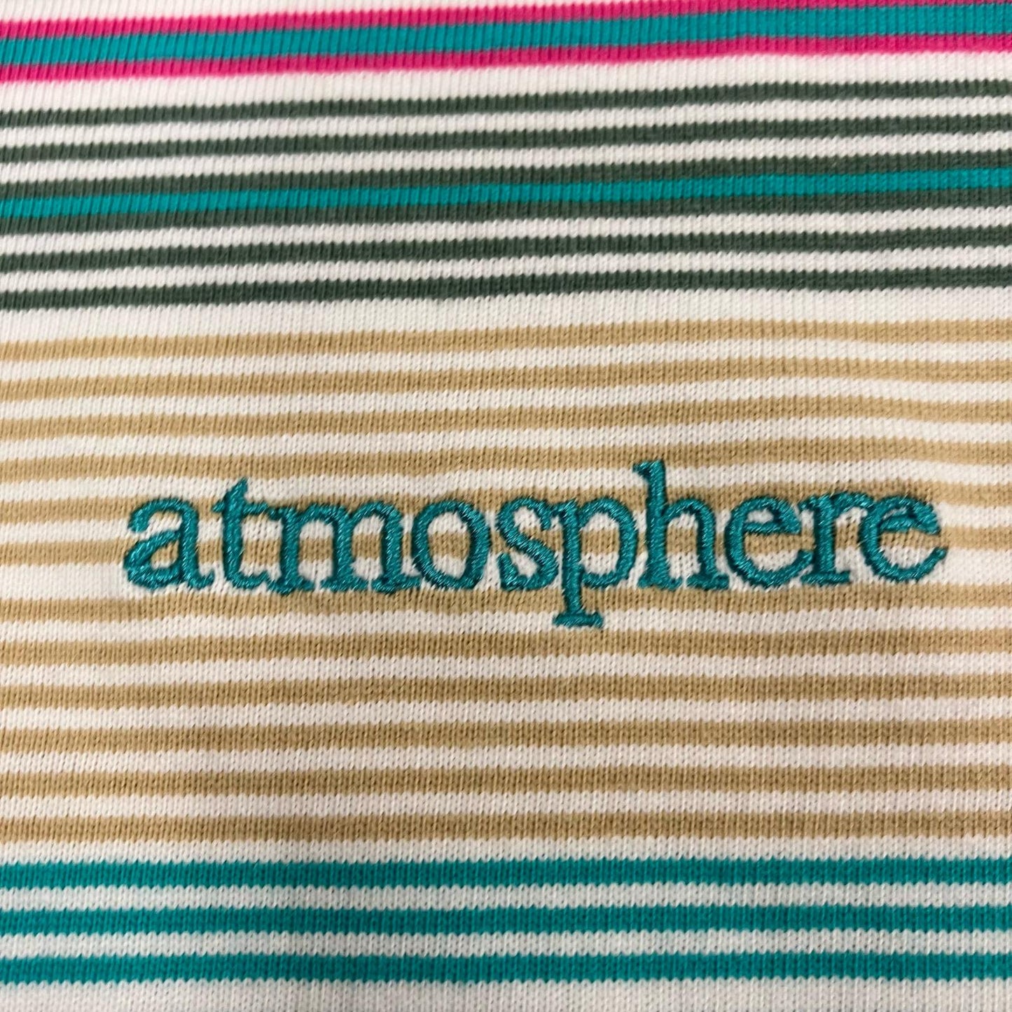 atmos | アトモス Multi-color Border LS T-shirt 長袖Ｔシャツ MAASP-LS018 マルチカラー サイズ：L【イオン広店】