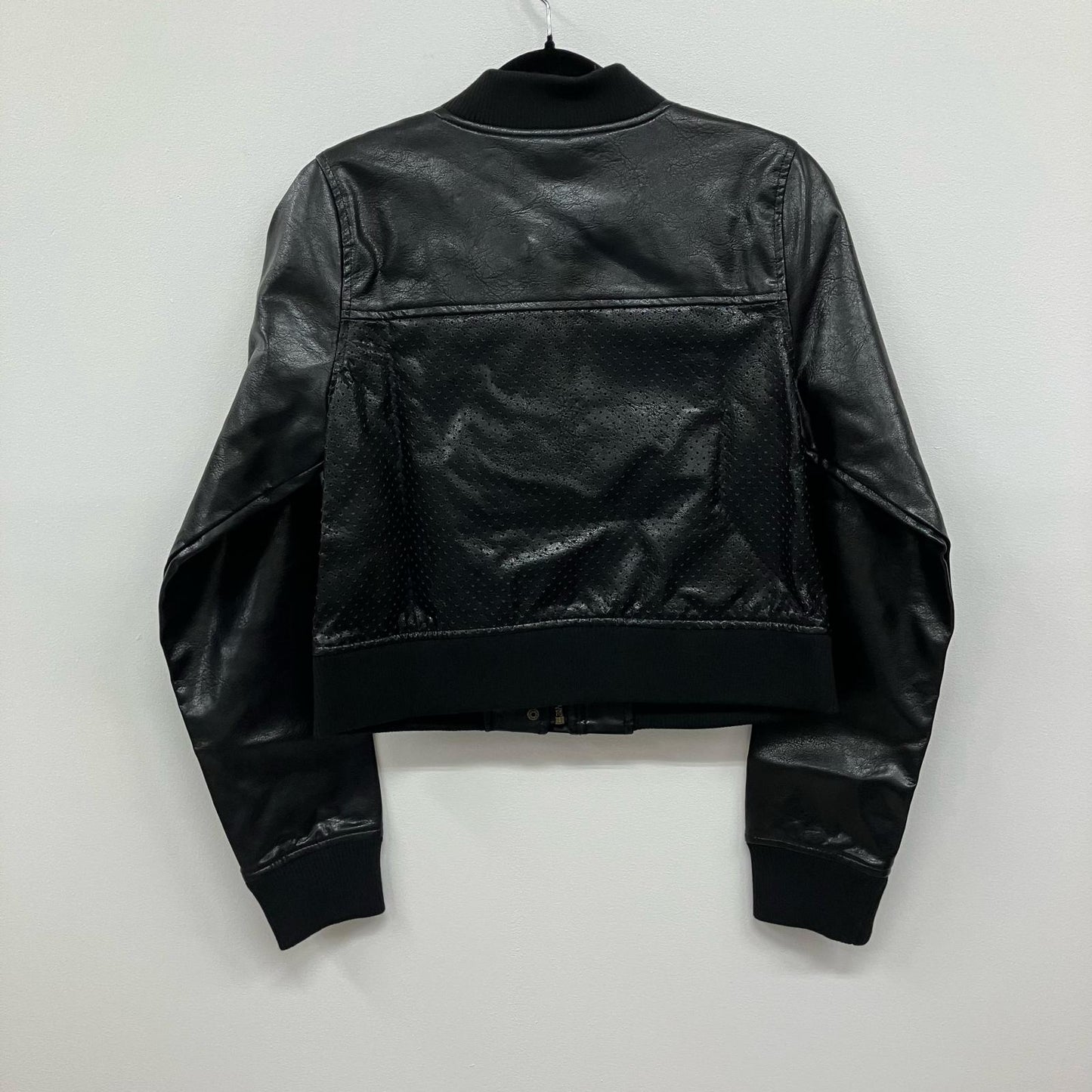 atmos | アトモス パンチング ヴィーガン レザージャケット レザー 24SS-AYJK01 ブラック【イオン広店】