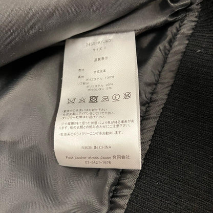 atmos | アトモス パンチング ヴィーガン レザージャケット レザー 24SS-AYJK01 ブラック【イオン広店】