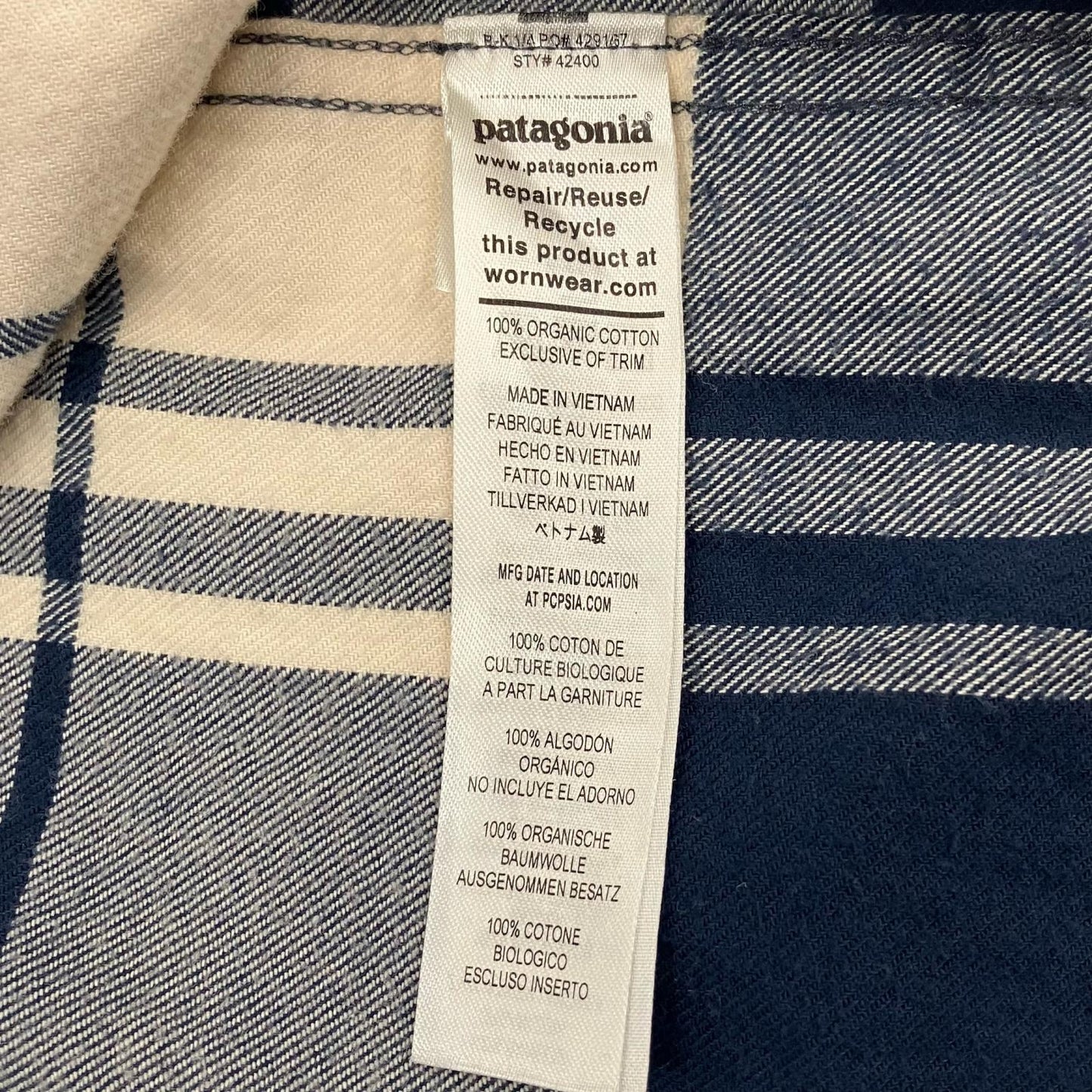patagonia | パタゴニア 長袖シャツ STY42400FA22 サイズ：XS【イオン広店】