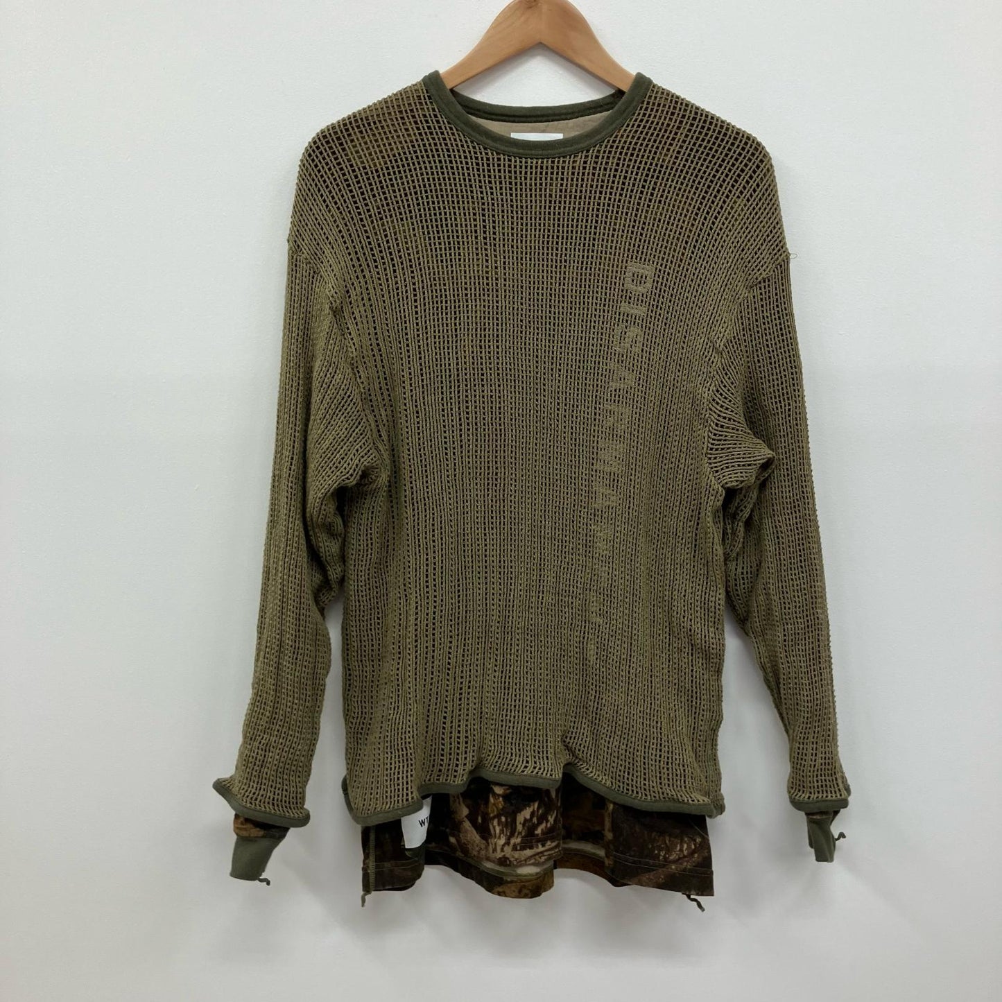 W)TAPS | ダブルタップス GHILL / LS / COTTON カットソー 252ATDT-CSM13 カーキ サイズ：4【イオン広店】