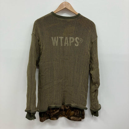 W)TAPS | ダブルタップス GHILL / LS / COTTON カットソー 252ATDT-CSM13 カーキ サイズ：4【イオン広店】