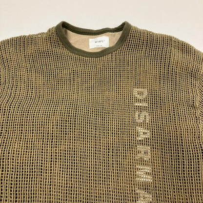 W)TAPS | ダブルタップス GHILL / LS / COTTON カットソー 252ATDT-CSM13 カーキ サイズ：4【イオン広店】