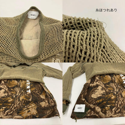 W)TAPS | ダブルタップス GHILL / LS / COTTON カットソー 252ATDT-CSM13 カーキ サイズ：4【イオン広店】