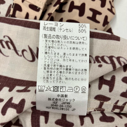 HUF | ハフ SCARF LS RESORT TOP 長袖シャツ サイズ：XL【イオン広店】