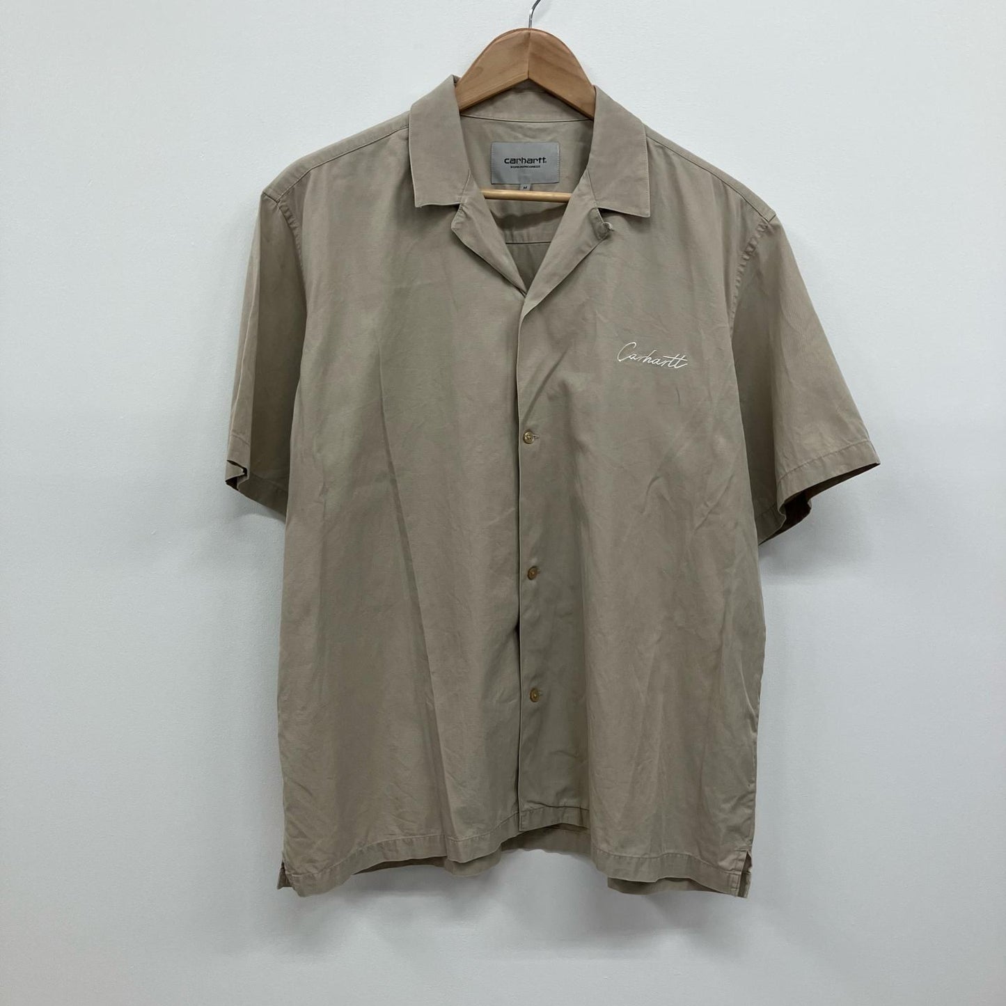 Carhartt WIP | カーハートダブリューアイピー s/s DELRAY SHIRT 半袖シャツ I031465 ベージュ サイズ：M【イオン広店】