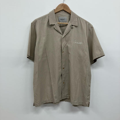 Carhartt WIP | カーハートダブリューアイピー s/s DELRAY SHIRT 半袖シャツ I031465 ベージュ サイズ：M【イオン広店】