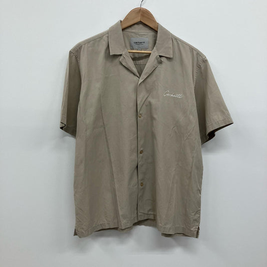 Carhartt WIP | カーハートダブリューアイピー s/s DELRAY SHIRT 半袖シャツ I031465 ベージュ サイズ：M【イオン広店】