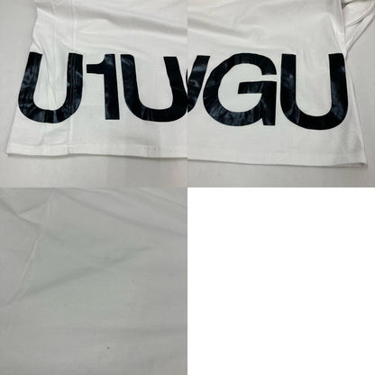 1 PIU 1 UGUALE 3(志風音) | ウノピュウノウグァーレトレシフォン ワイドネックロゴロンTee 長袖Ｔシャツ ホワイト サイズ：XL【イオン広店】