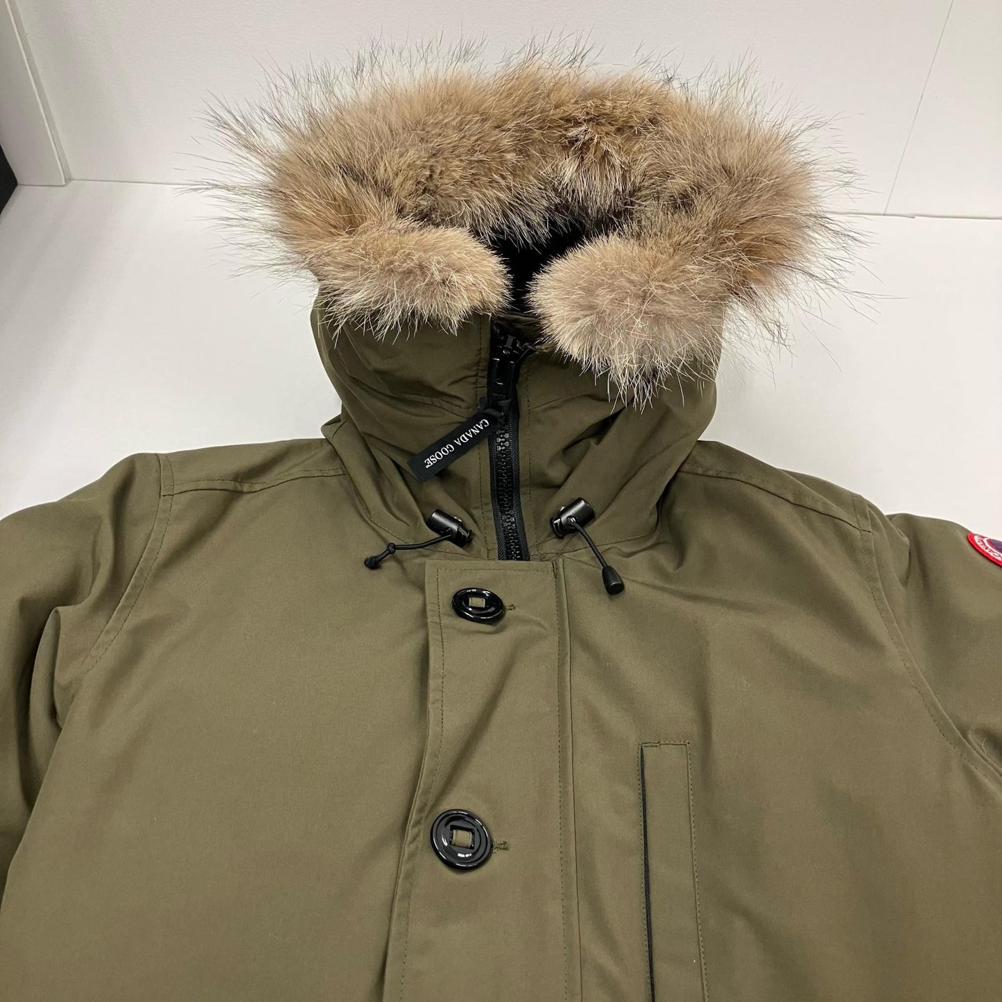 CANADA GOOSE | カナダグース Chateau Parka Fusion Fit Heritage ダウンジャケット 3426MA カーキ サイズ：M【イオン広店】