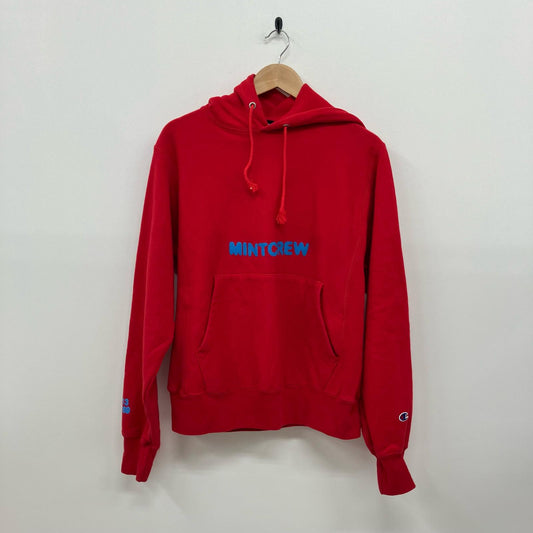 Reverse Weave パーカー レッド サイズ：S【イオン広店】