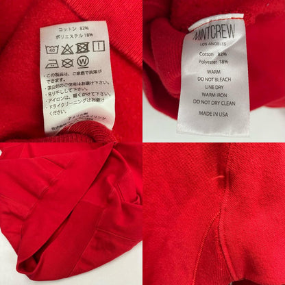 Reverse Weave パーカー レッド サイズ：S【イオン広店】