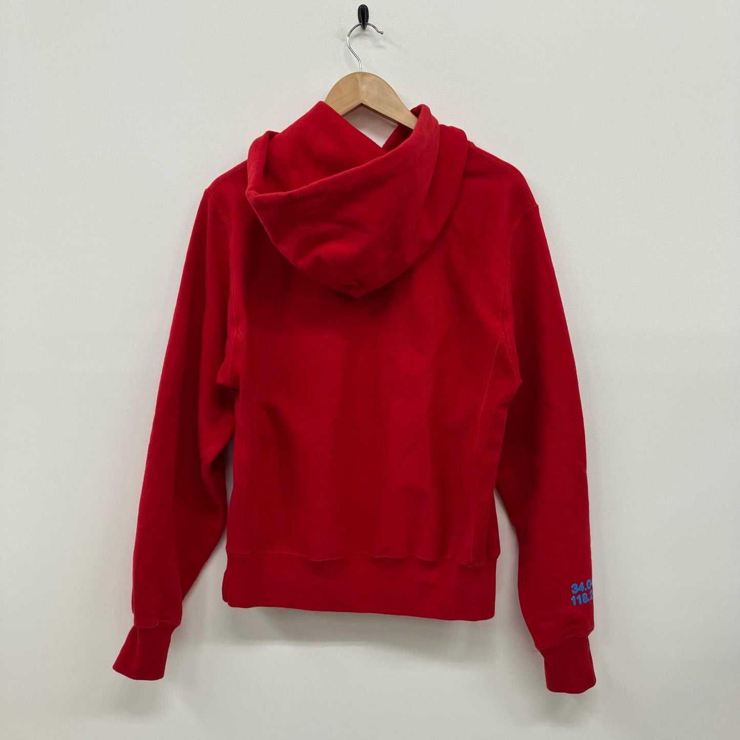 Reverse Weave パーカー レッド サイズ：S【イオン広店】
