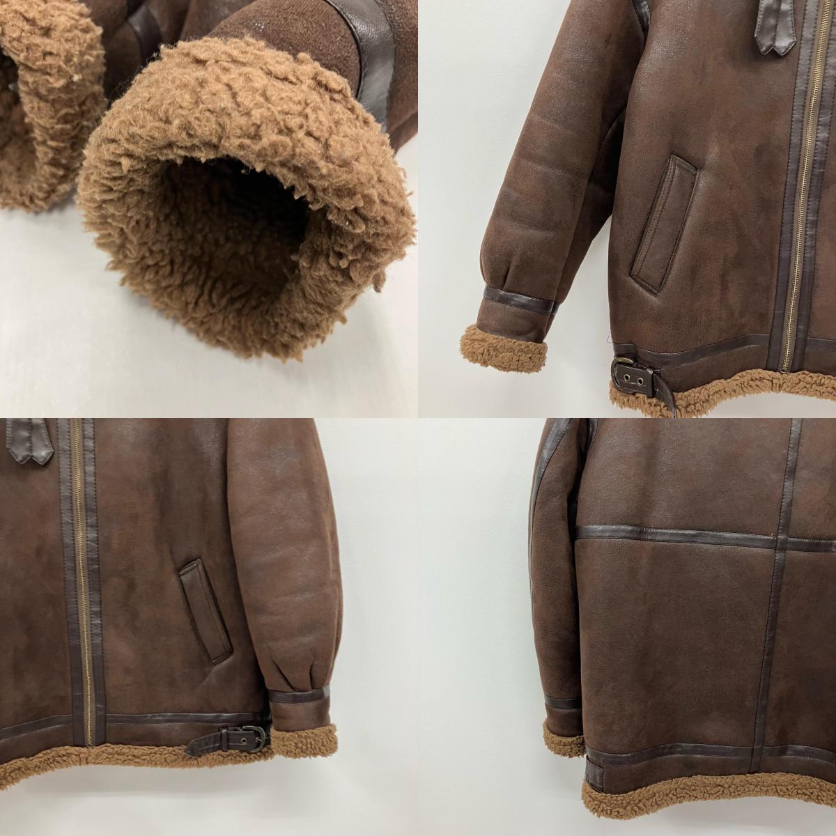 BEAUTY & YOUTH UNITED ARROWS | ビューティーアンドユースユナイテッドアローズ フェイクボアムートン ビッグ B-3 その他アウター 1625-699-4754 ブラウン【イオン広店】