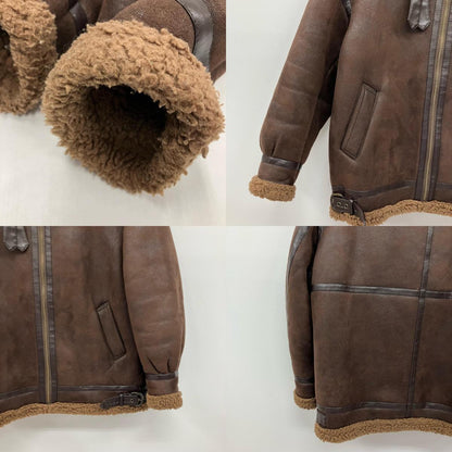 BEAUTY & YOUTH UNITED ARROWS | ビューティーアンドユースユナイテッドアローズ フェイクボアムートン ビッグ B-3 その他アウター 1625-699-4754 ブラウン【イオン広店】