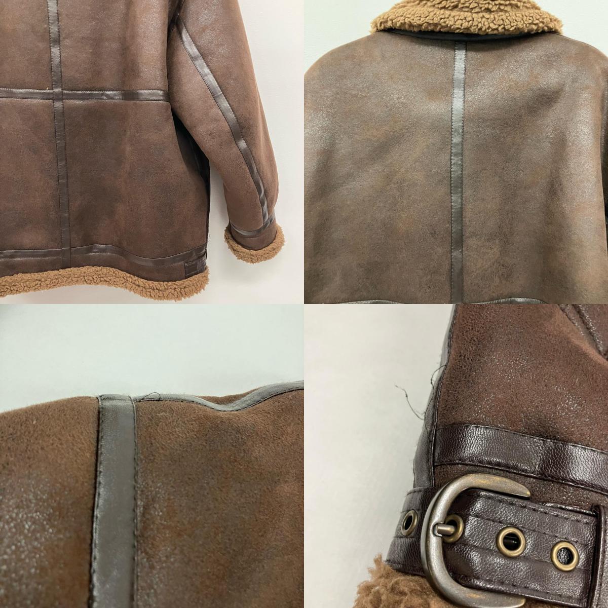 BEAUTY & YOUTH UNITED ARROWS | ビューティーアンドユースユナイテッドアローズ フェイクボアムートン ビッグ B-3 その他アウター 1625-699-4754 ブラウン【イオン広店】