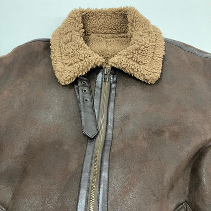 BEAUTY & YOUTH UNITED ARROWS | ビューティーアンドユースユナイテッドアローズ フェイクボアムートン ビッグ B-3 その他アウター 1625-699-4754 ブラウン【イオン広店】