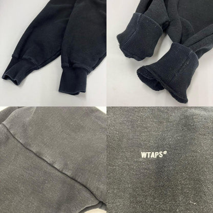 W)TAPS | ダブルタップス SIGN 02/SWEATER/COTTON スウェット 242ATDT-CSM22 ブラック サイズ：2【イオン広店】