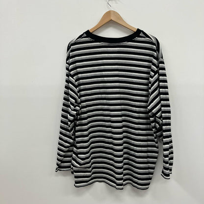 WAX STRIPE BAGGIES LONG TEE 長袖Ｔシャツ WX-0347 サイズ：M【イオン広店】