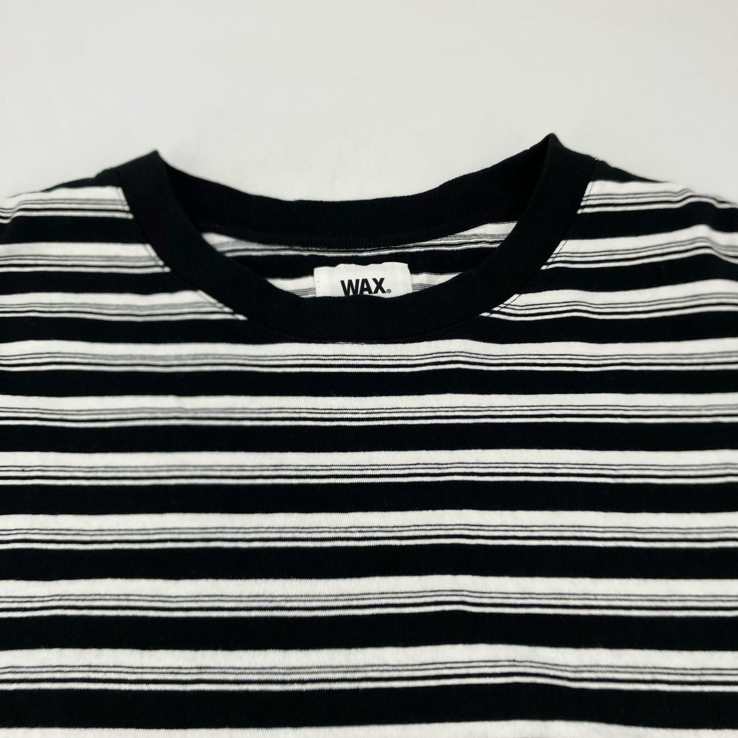 WAX STRIPE BAGGIES LONG TEE 長袖Ｔシャツ WX-0347 サイズ：M【イオン広店】