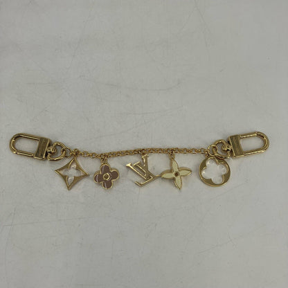 LOUIS VUITTON | ルイ・ヴィトン バッグ チャーム チェーン･フルール ドゥ モノグラム ストラップ M01413 ゴールド【イオン広店】