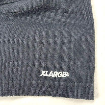 X-LARGE | エクストララージ S/S POLO SHIRT ポロシャツ 01191303 ブラック サイズ：S【イオン広店】