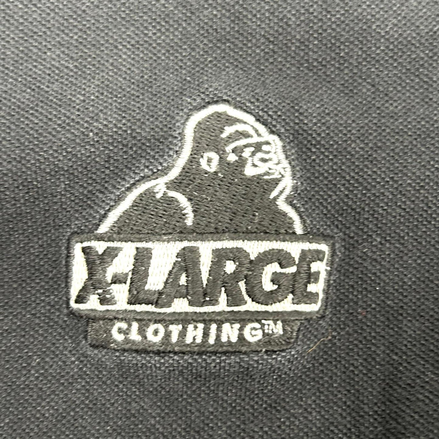 X-LARGE | エクストララージ S/S POLO SHIRT ポロシャツ 01191303 ブラック サイズ：S【イオン広店】
