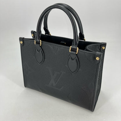 LOUIS VUITTON | ルイ・ヴィトン オンザゴー PM ショルダーバッグ M45653 ブラック【イオン広店】