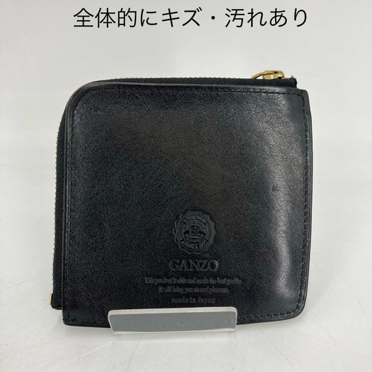 GANZO | ガンゾ L字パース 長財布 ブラック【イオン広店】