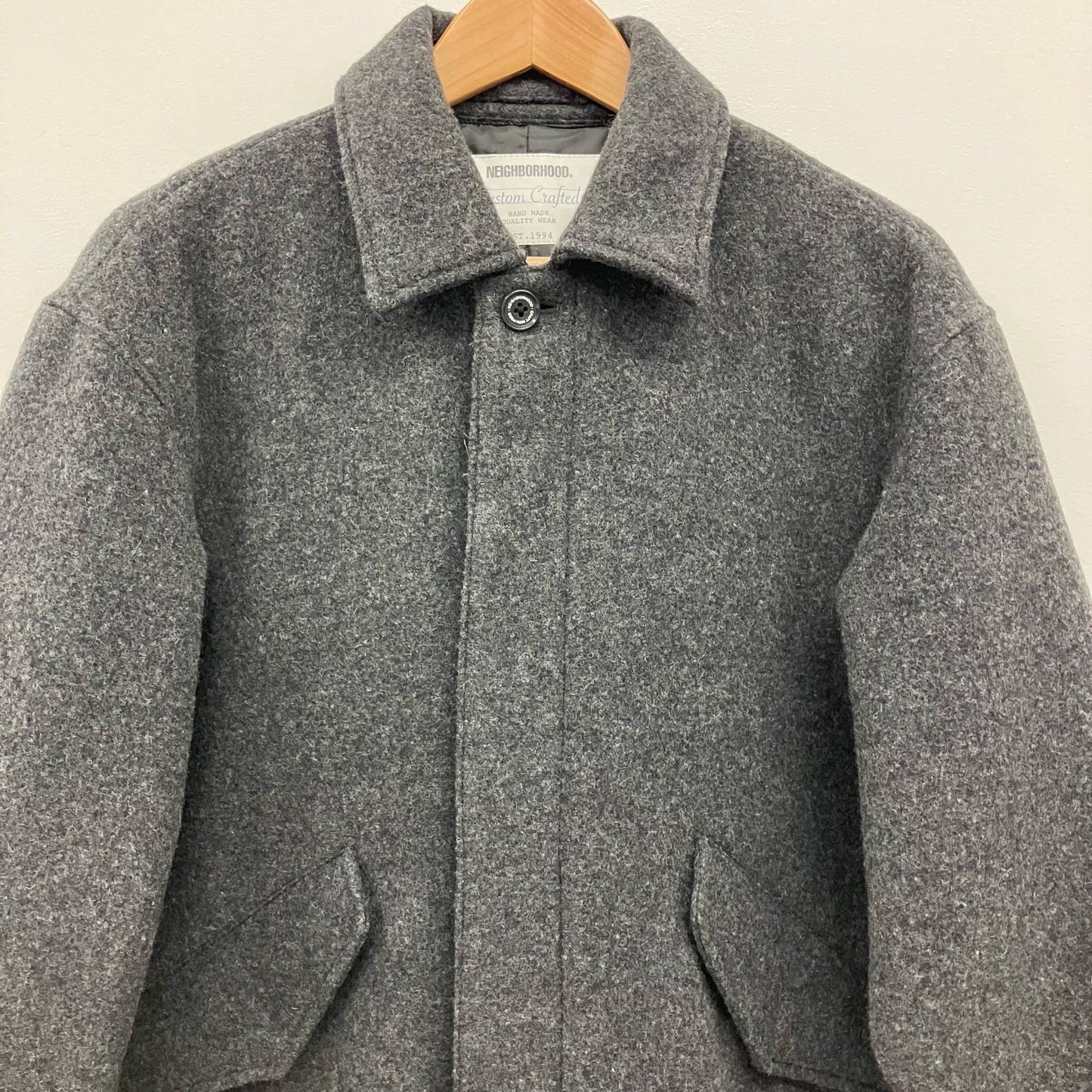 NEIGHBORHOOD | ネイバーフッド WOOL COAT MOD その他アウター 252ZANH-JKM03 グレー サイズ：S【イオン広店】
