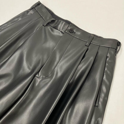 AiE | エーアイイー シンセティックフェイクレザーパンツ その他ボトムス PU627 ブラック サイズ：S【イオン広店】