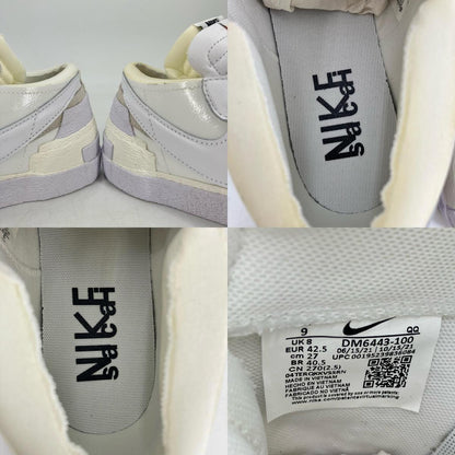 NIKE | ナイキ sacai × Nike Blazer Low? スニーカー DM6443-100 ホワイト 27cm【イオン広店】