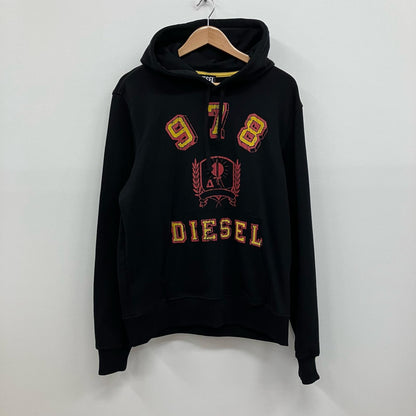 DIESEL | ディーゼル S-GINN-HOOD パーカー ブラック サイズ：L【イオン広店】