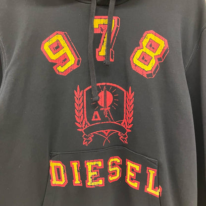 DIESEL | ディーゼル S-GINN-HOOD パーカー ブラック サイズ：L【イオン広店】