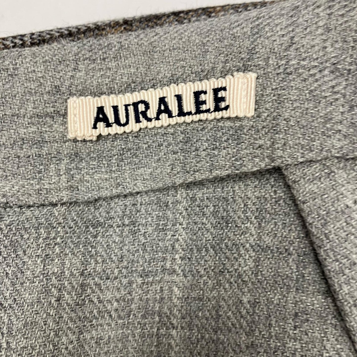 AURALEE | オーラリー ウールグレンチェックタイトスカート スカート A7AS07BN【イオン広店】