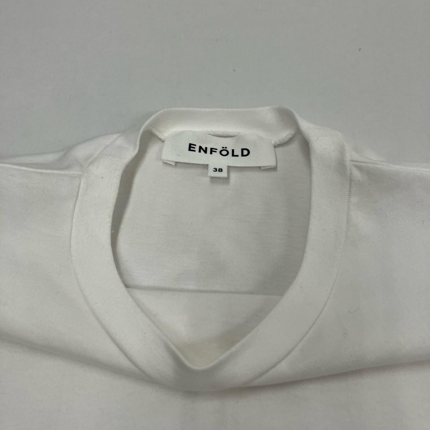 ENFOLD | エンフォルド カットソー 300HS280-0670 ホワイト サイズ：38【イオン広店】