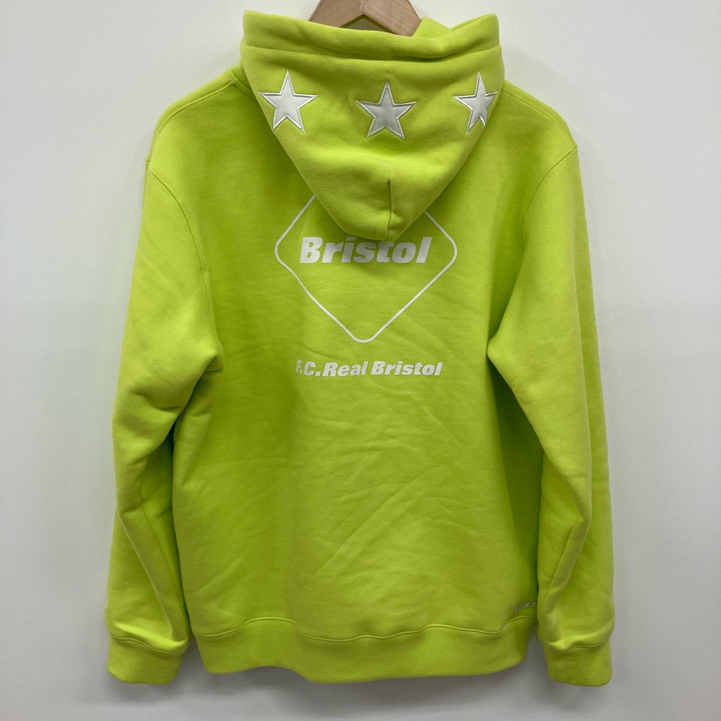 FCRB | エフシーアールビー 5-STAR PULLOVER SWEAT HOODIE パーカー FCRB-260135 イエロー サイズ：M【イオン広店】