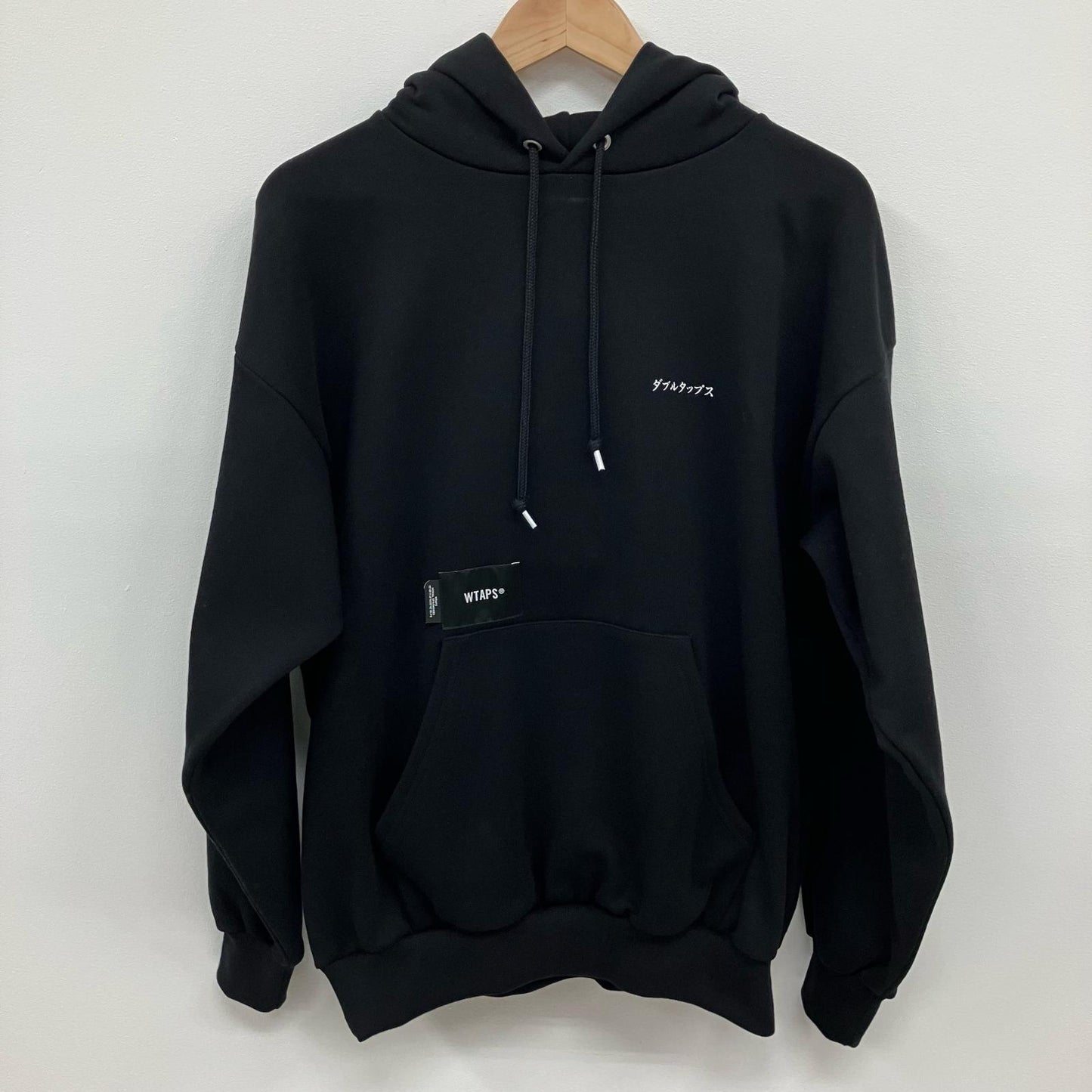 W)TAPS | ダブルタップス MON / HOODY / COTTON パーカー 252ATDT-HPM03S ブラック サイズ：1【イオン広店】