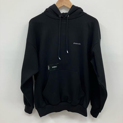W)TAPS | ダブルタップス MON / HOODY / COTTON パーカー 252ATDT-HPM03S ブラック サイズ：1【イオン広店】