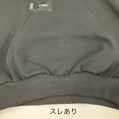 W)TAPS | ダブルタップス MON / HOODY / COTTON パーカー 252ATDT-HPM03S ブラック サイズ：1【イオン広店】