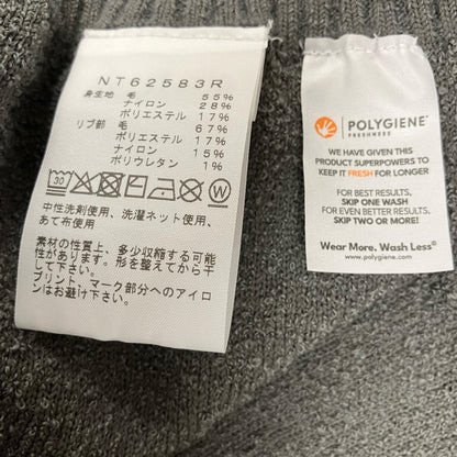 THE NORTH FACE | ザ・ノースフェイス コンフォーティブウールハイネック ニット NT62583R チャコールグレー サイズ：L【イオン広店】