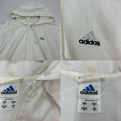 adidas | アディダス ナイロンジャケット ホワイト サイズ：L【イオン広店】
