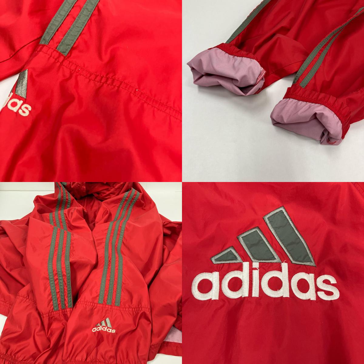 adidas | アディダス ナイロンジャケット レッド サイズ：XXL【イオン広店】