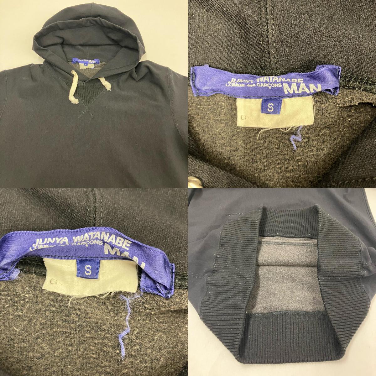 JUNYA WATANABE COMME des GARCONS MAN | ジュンヤワタナベコムデギャルソンマン パーカー WR-T007 ブラック サイズ：S【イオン広店】