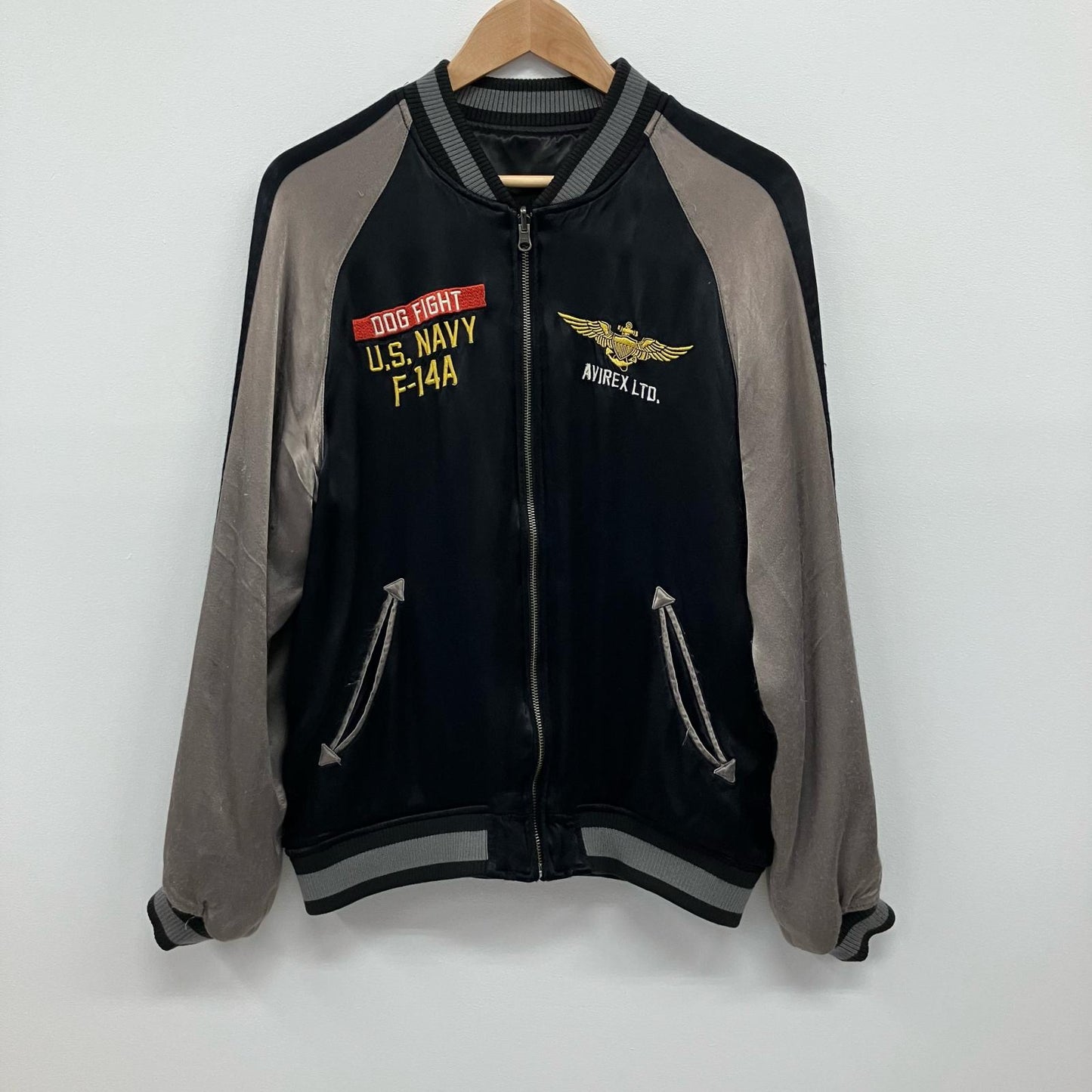 AVIREX | アヴィレックス SUKA JACKET MIRAMAR スーベニアジャケット 6102185 ブラック サイズ：L【イオン広店】
