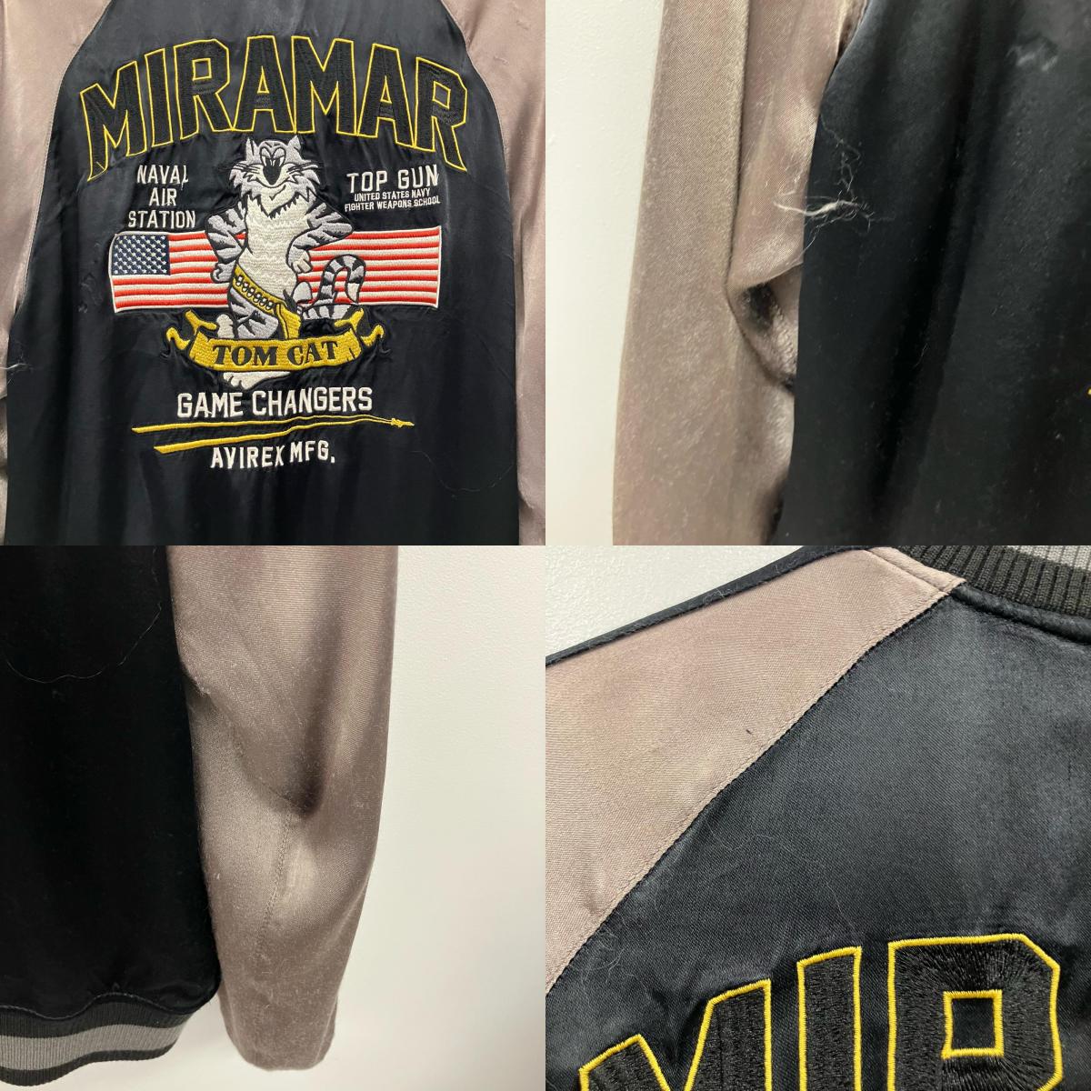 AVIREX | アヴィレックス SUKA JACKET MIRAMAR スーベニアジャケット 6102185 ブラック サイズ：L【イオン広店】