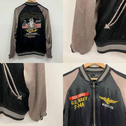 AVIREX | アヴィレックス SUKA JACKET MIRAMAR スーベニアジャケット 6102185 ブラック サイズ：L【イオン広店】